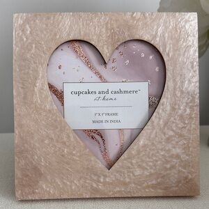 New cupcakes & cashmere Blush Heart Photo Frame